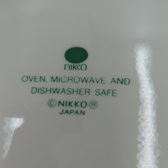 Nikko Ceramics Christmastine Candy Dish 11" Tree Plate Multicolor Made‎ In Japan - Picture 3 of 8